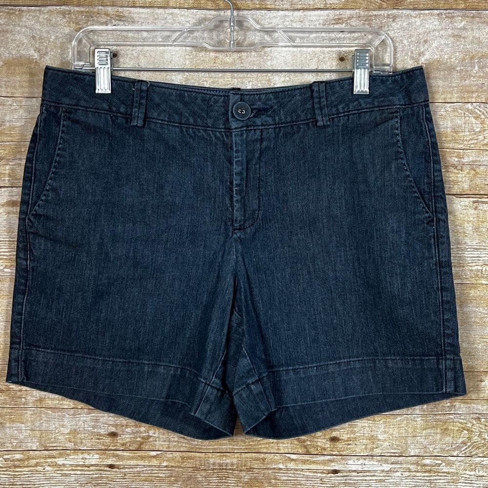 DOCKERS MID-RISE EVERYDAY WEAR CASUAL DENIM CLASSIC SIMPLE BASIC SHORTS SIZE 8